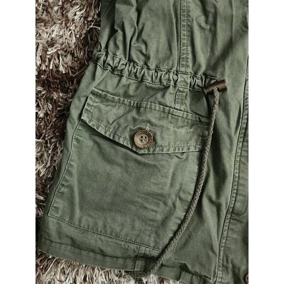 Tickled Teal Vest Women's Sz L Green Full Zip/Snap Cargo Traveler Hiking - Picture 6 of 6